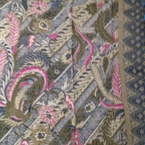 Tagalos large pareo with unique earthy pattern and fringes