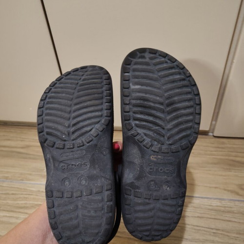 Crocs black clogs used, size 38-39