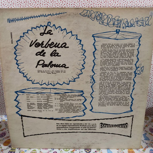 La Verbena De La Paloma vinyl record used, Latin