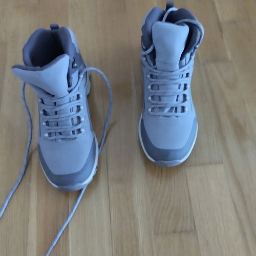 Girls' boots purple with laces size 37 like new, waterproof