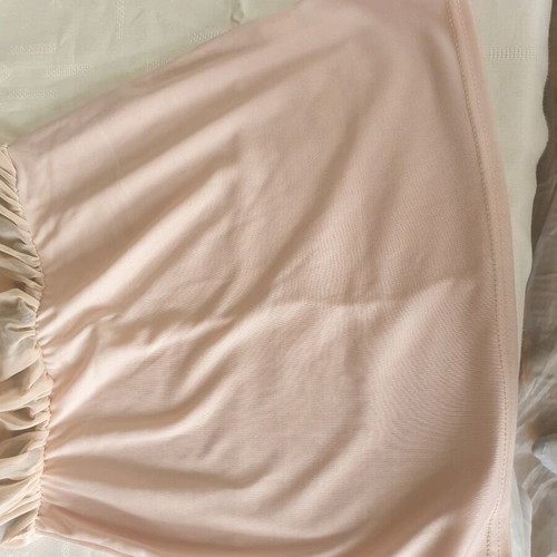 Maxi skirt like new, soft pink with elastic waist