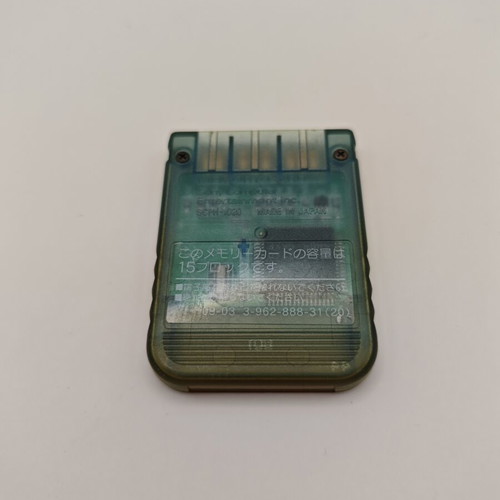 Sony PlayStation 1 Memory Card used with Biohazard sticker