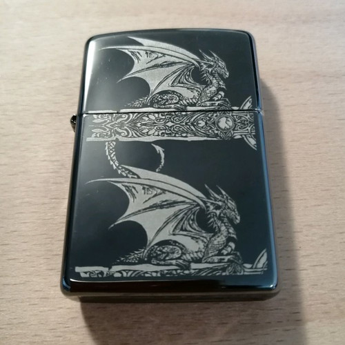 Zippo lighter used with Anne Stokes Collection designs