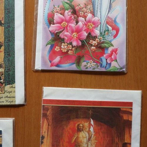 Easter greeting cards with Christ new, pack of 27 pieces