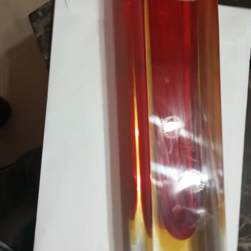 Murano Mandruzzato Vase 1965 NOS with Label, 30cm