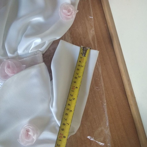 Baptism or formal dress white with pink flowers and removable jacket new