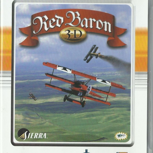 Red Baron 3D PC CD-Rom game like new, Sierra