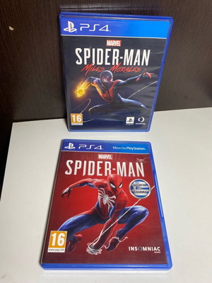 Spiderman PS4 използван, комплект с Miles Morales