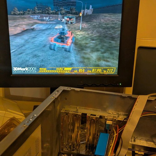 Albatron GeForce 6800 128MB AGP used functional card