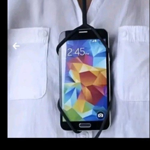 Silicone phone holder new, universal size, black