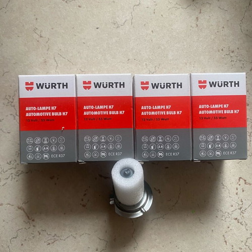 Lamp H7 new, pack of 4 pieces