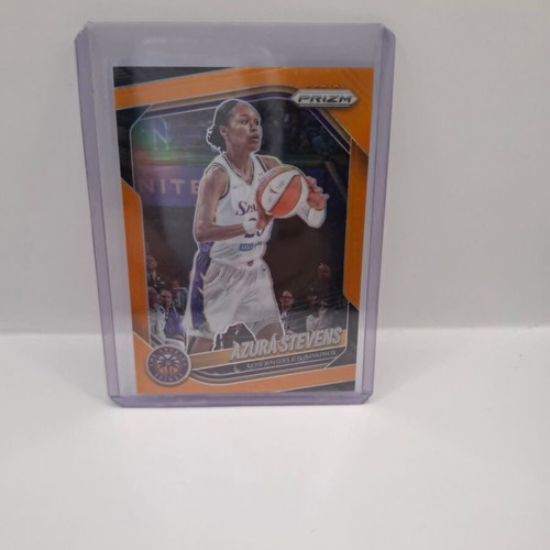 Panini 2025 Prizm WNBA Azura Stevens Los Angeles Sparks Orange Prizm like new