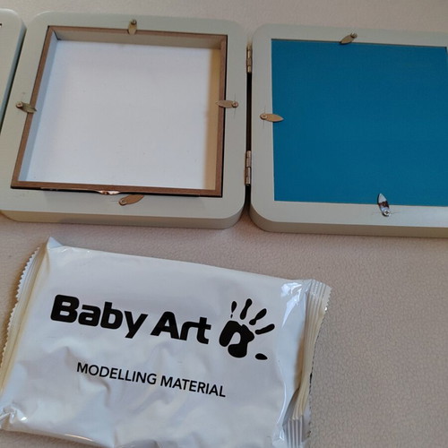 Baby Art frame set like new with baby imprint kit