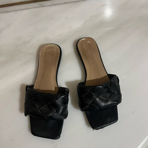 Sandals used, size 38, black