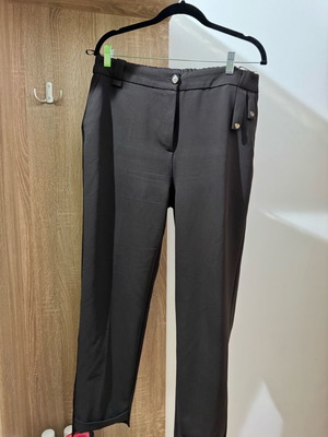 Дамски кафяв панталон като ново, размер L и XL