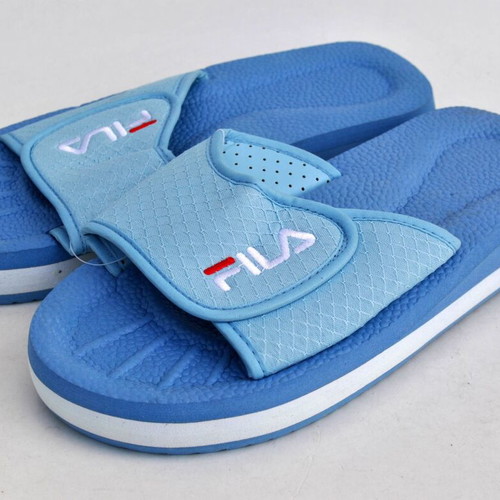 Fila Foam Slide sandals new, blue with logo strap, EU 40