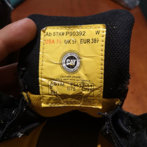Caterpillar Kenzie ST P90392 women's boots used, safety shoes steel toe