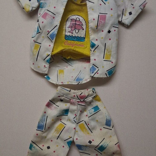 Barbie vintage California Dream 1987 outfit