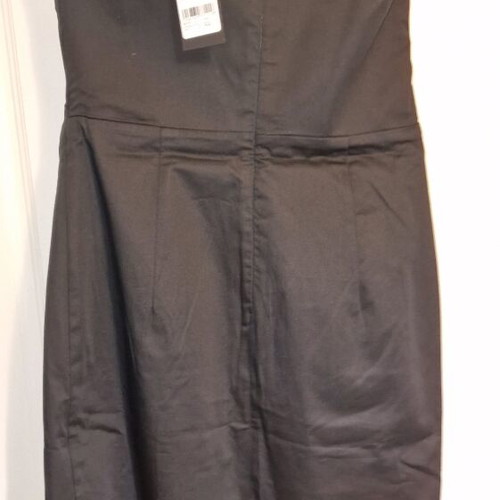 Toi&Moi dress fitted elastic midi black size S new