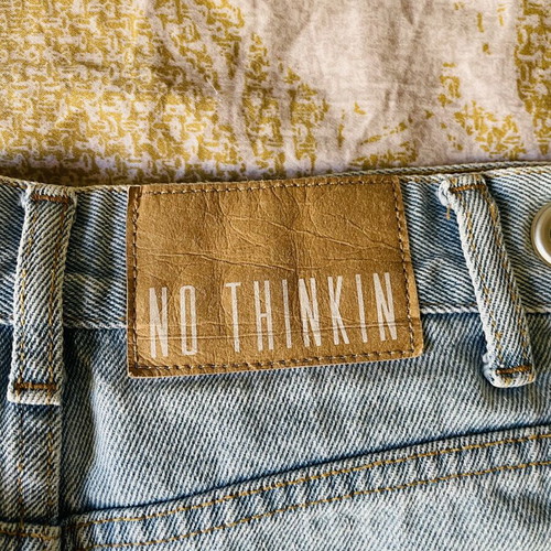 Denim skirt No Thinkin like new, blue, size XXS