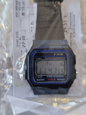 Digital watch black new