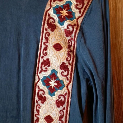 Nidodileda dress like new m/l blue with embroidery