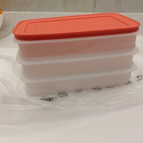 Tupperware triple container new 675ml each