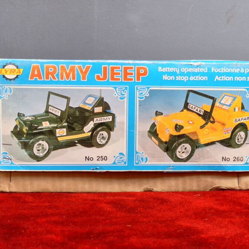 Army Jeep toy by LYRA with box