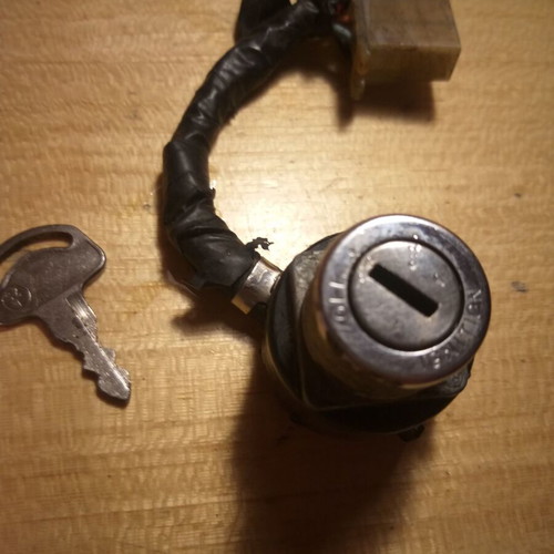 Central switch used for Honda C50 moped round headlight 6 volt