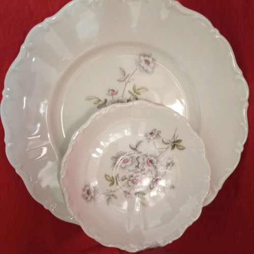 Vintage porcelain dessert set new