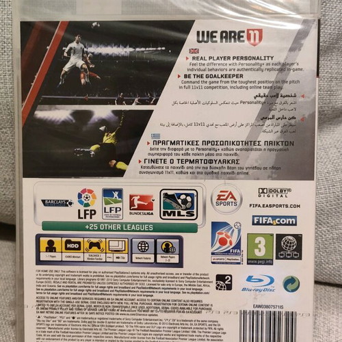 FIFA 11 PlayStation 3 new