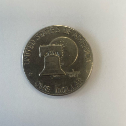 Eisenhower Liberty Bell Moon One Dollar Coin 1776-1976 like new