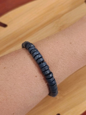 Men's bracelet blue rosary new