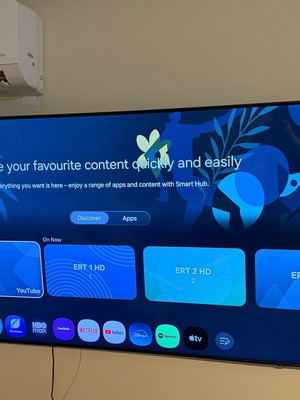 Samsung QLED 4K Smart TV 75" QE75Q60CAUXXH like new