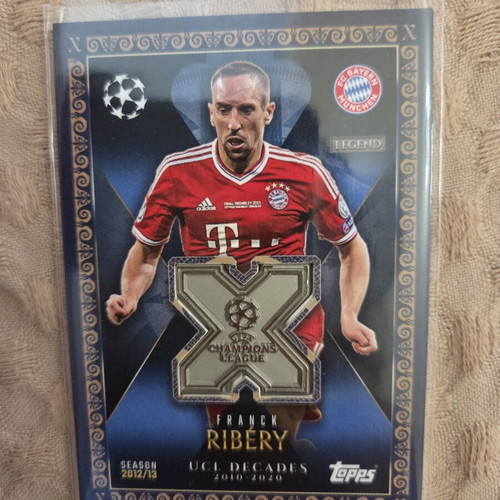 Topps Match Attax Extra 2024/25 Franck Ribery UCL Decades Relic Card new