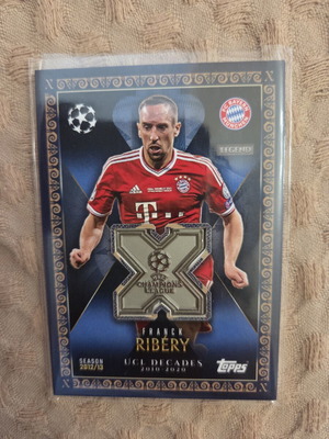 Topps Match Attax Extra 2024/25 Franck Ribery UCL Decades Relic Card new