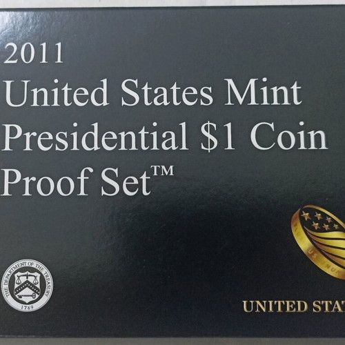 USA 2011 Presidential $1 Dollar Coin Proof Set new