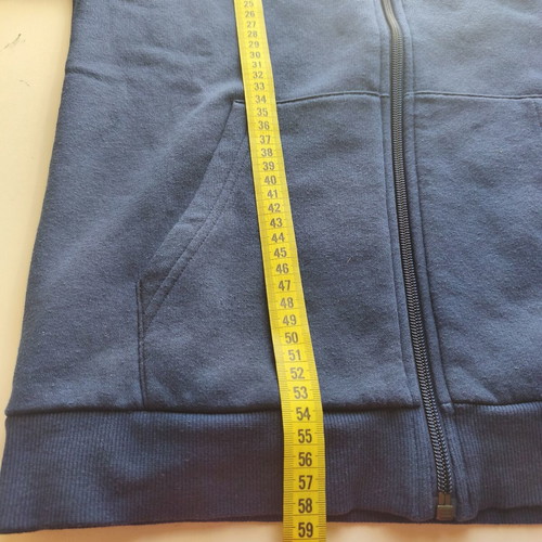 H&M zip-through hoodie for kids, blue, size 146/152 cm