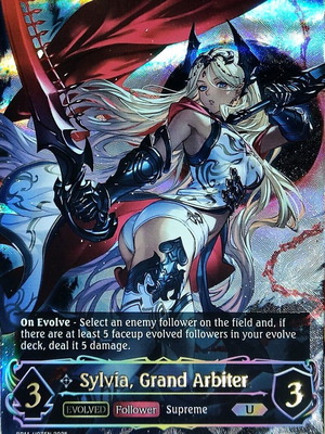 Sylvia, Grand Arbiter (Evolved) Shadowverse Evolve card near mint