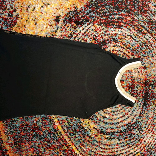 Sequin top no Small like new, black