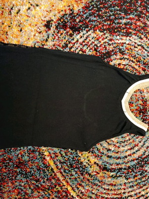 Sequin top no Small like new, black