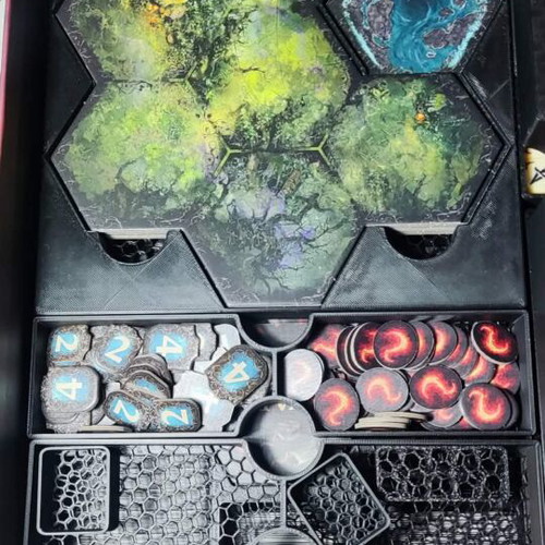 Grimcoven 3D printed insert for board game standees edition