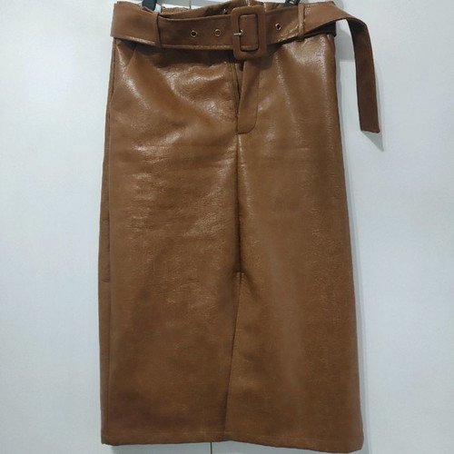 Leather skirt midi small - medium new with tag