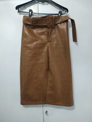 Leather skirt midi small - medium new with tag