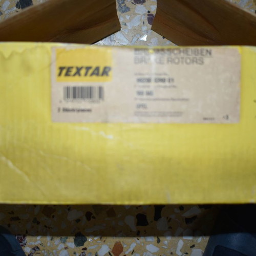 Textar brake discs for Opel Omega front new, German quality