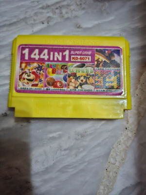 Famiclone 144 in 1 Arcade Game cartridge used for 8-bit consoles
