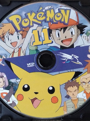 Pokemon VCD 11 μεταχειρισμένο, μεταγλωττισμένο κινούμενο σχέδιο