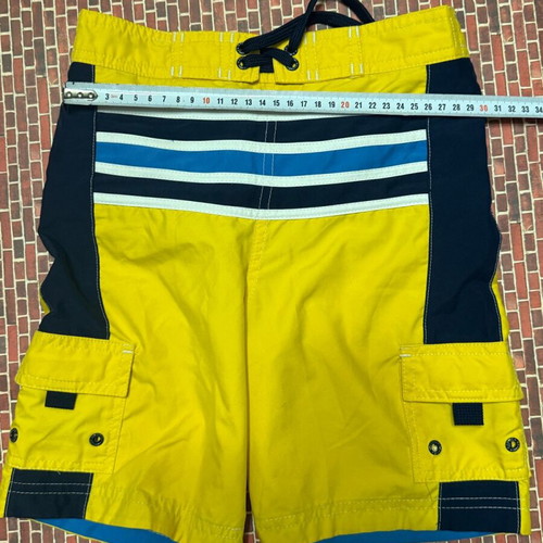 Nautica swimwear No6 used, yellow-blue, size S for 6 years old