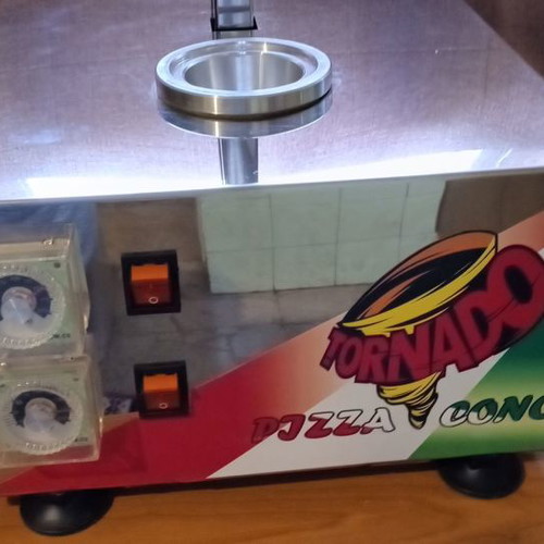 Electric pizza dough shaping press cone new