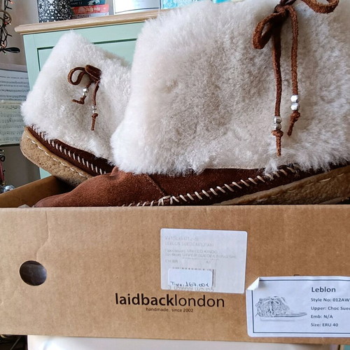 Laid Back London handmade boots like new, size 40, brown